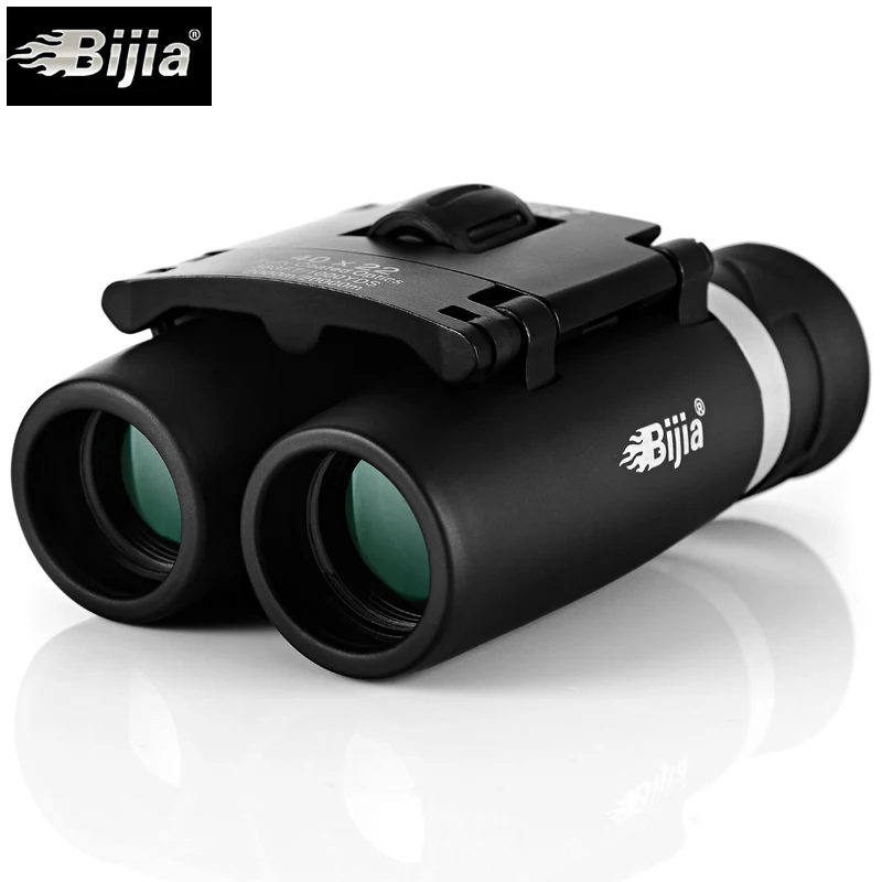 BIJIA 8x22 mini folding toy binoculars professional telescope opera glasses for hunting travel