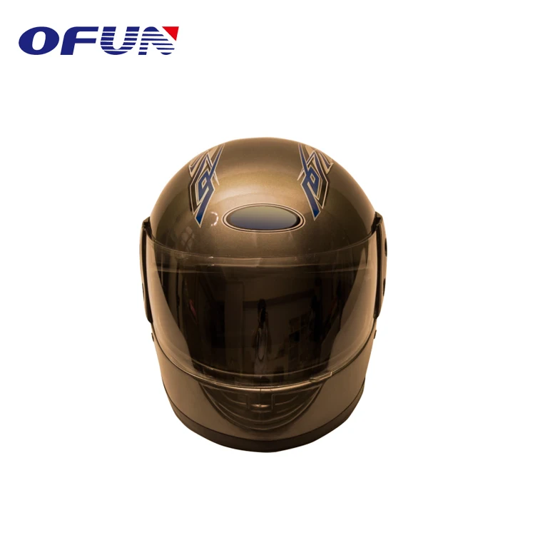 OFUN High Quality PVC Visor Flip Up Vintage Motorcycle Helmet
