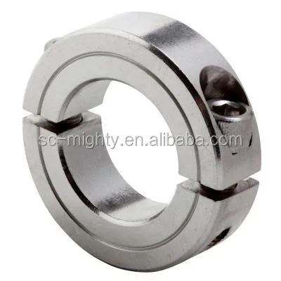 aluminium single split shaft locking collars clamp-on shaft collars with oxidize