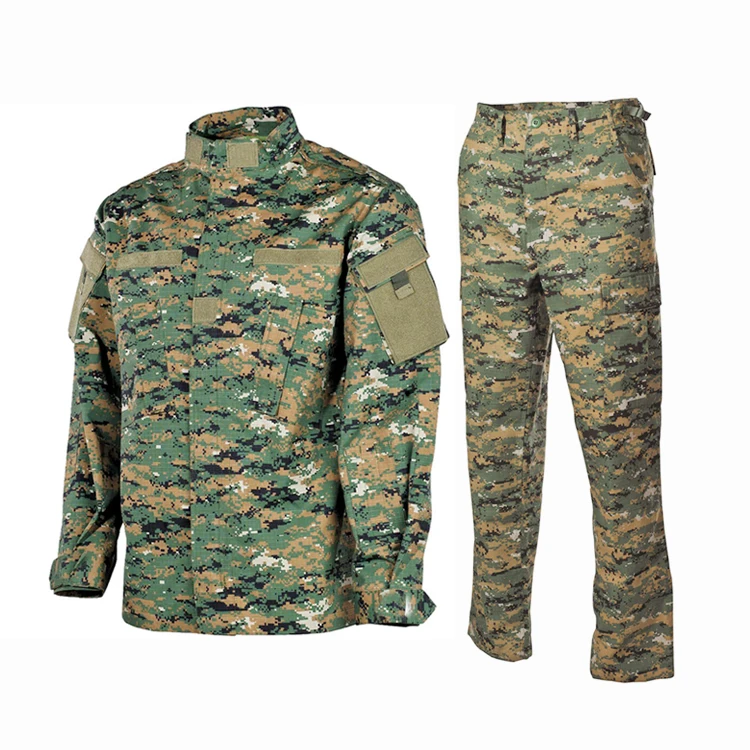 
New wholesale digital woodland combat uniform,canadian army cadpat digital camo uniform 