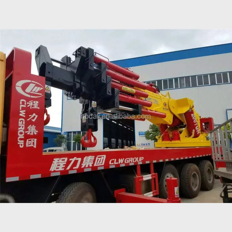 200Tons heavy Knuckle boom truck mounted crane for lifting