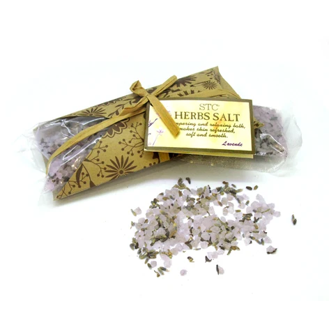 Free sample  body care scented organic spa  bath salt