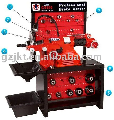 
C9350 Brake Lathe Drum&Disc Cutting machine 