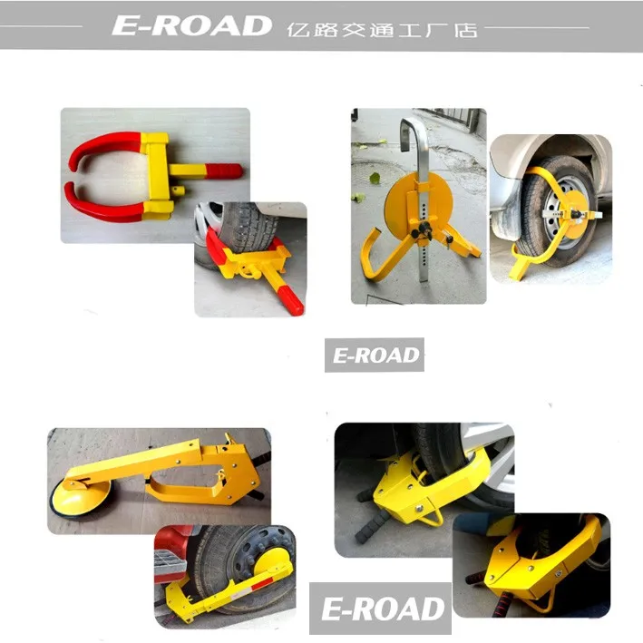 High Security Wheel Lock Anti theft Car Tyre Clamp