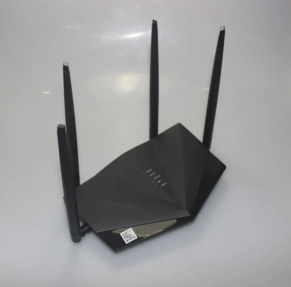 AC 1200 Мбит/с 4 * 5Dbi высокой мощности 10/100 м порт WAN Беспроводной Wi-Fi маршрутизатор с usb-портом Пароль безопасности фрезерный станок