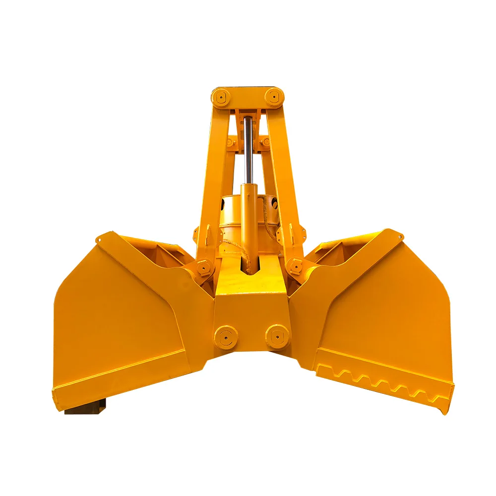Electric hydraulic clamshell crane grab for ship crane
