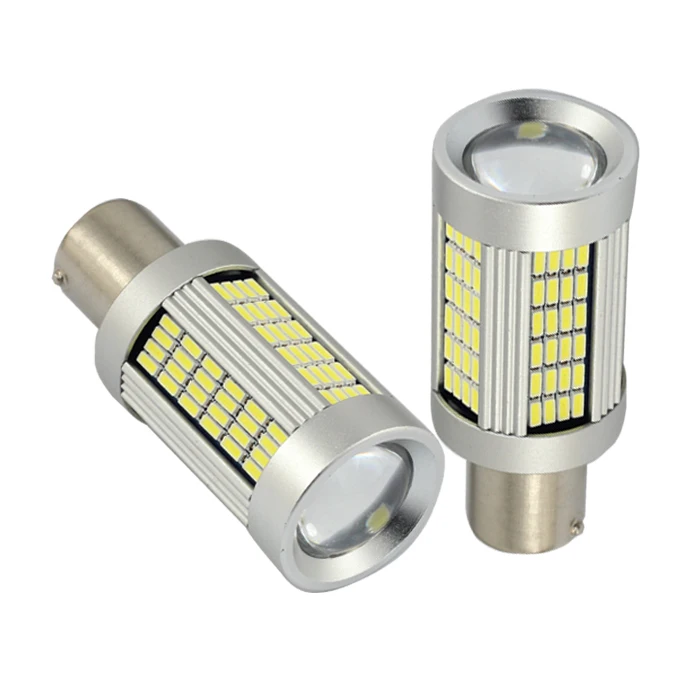 
55w Halogen lamp replacement bulb 21w reversing led Canbus no Error p21w 1156 BA15S 4014smd led car turning light 