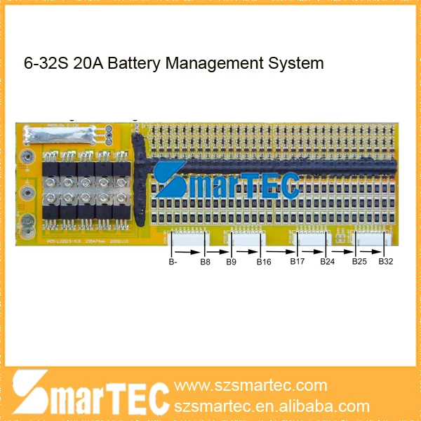 120v EV battery bms 32s li-ion for electric vehicle