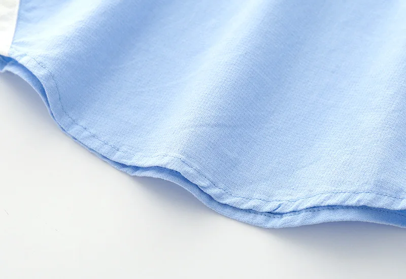 Летняя футболка для мальчиков Детские топы Однотонная рубашка с коротким рукавом