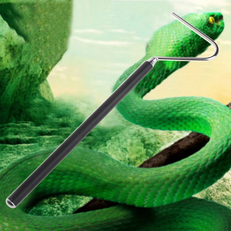 Snake Hook Stainless Steel Black Sliver Adjustable Long Handle Catching Tools Trap Tong