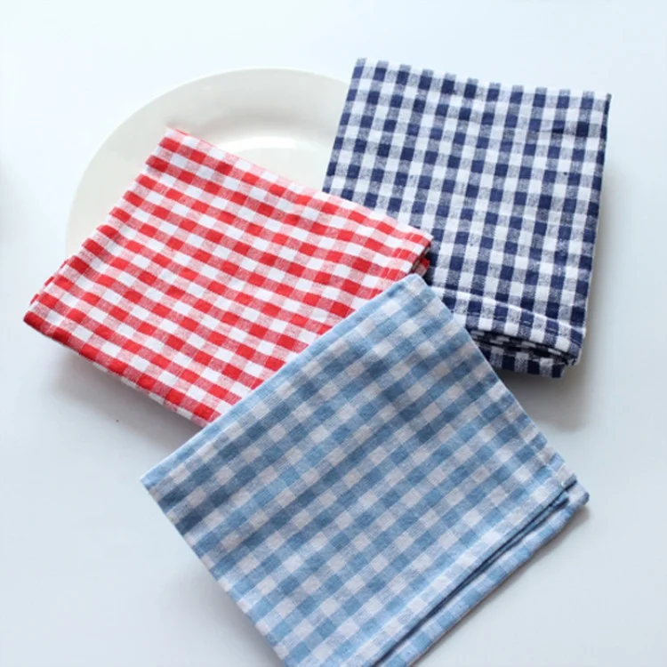 
New design high quality digital printing custom cotton linen home kitchen dish tea towel for sale 