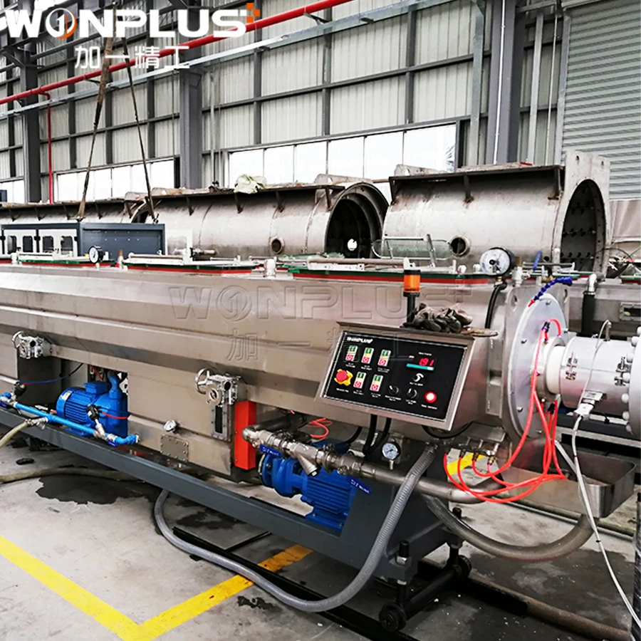 Machine for pvc pipe making flexible