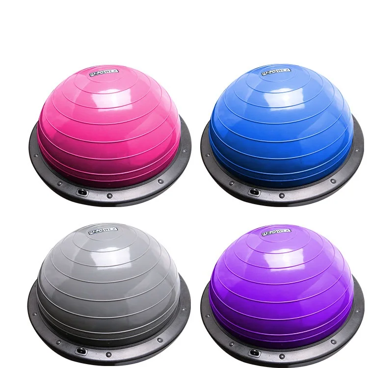 
Balance Yoga Ball, Exercise Half Pilates Swiss, Excellent Quality Strong Stability PVC Fitness and Balance Training 