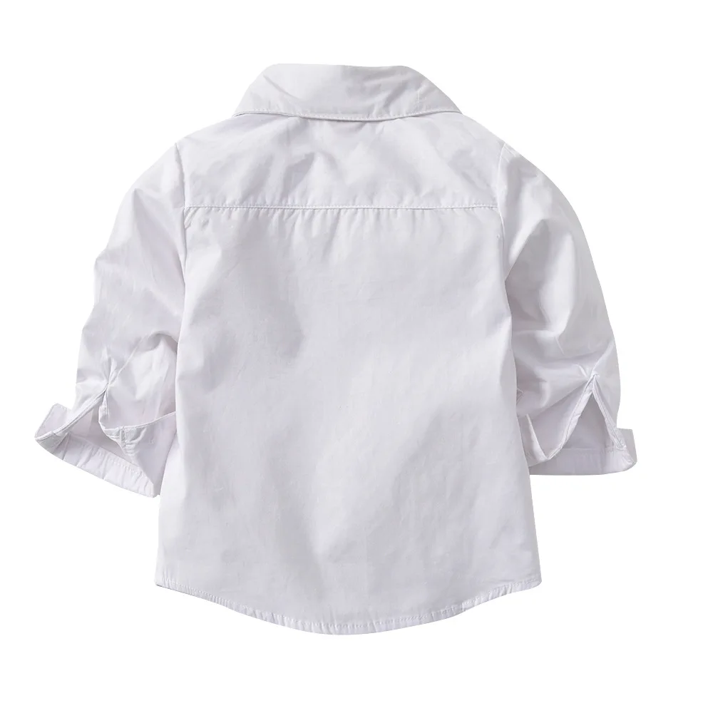 
custom spring children casual withe long sleeve kids shirts 