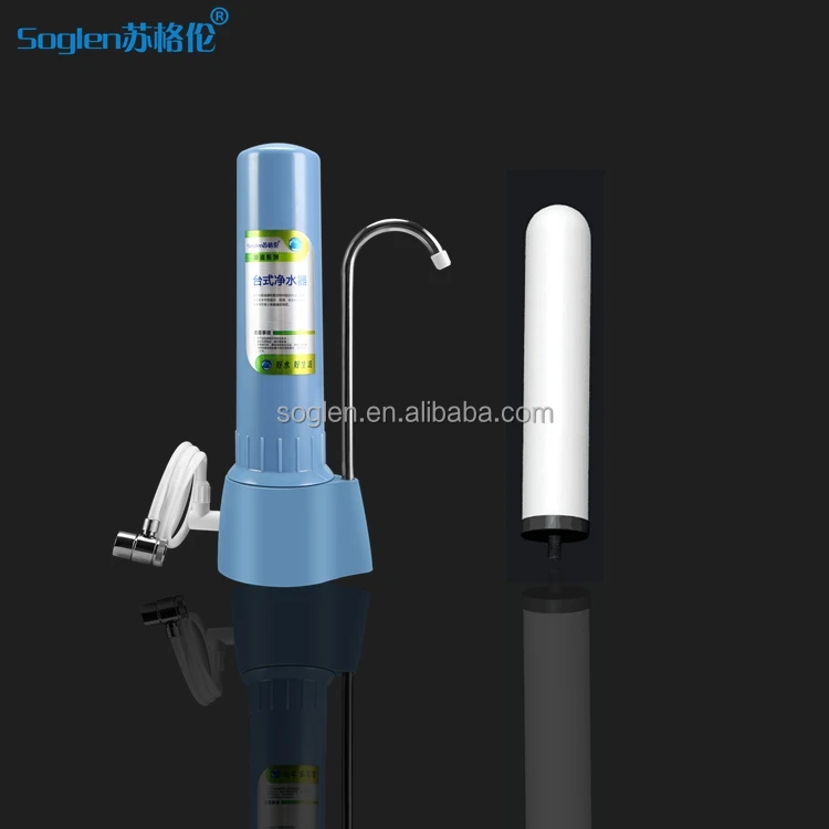 
Soglen 2-STAGE DESKTOP household water purifier water filter system for home 