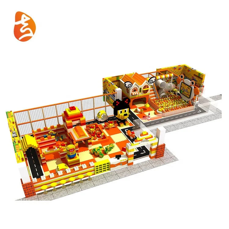 Children amusement park foam block kids play area indoor playground game zone equipment for baby park