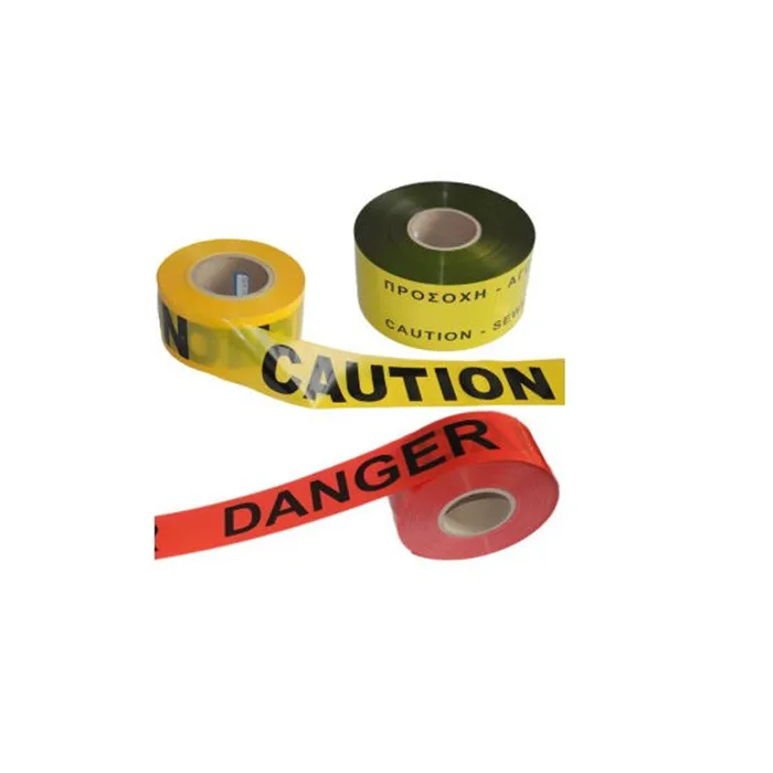 Wholesale custom pvc safety underground detectable barricade barrier floor hazard caution security warning ribbon tape