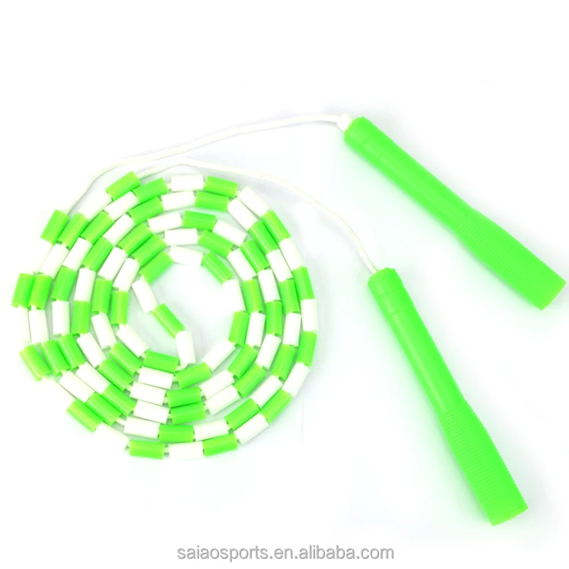 Cheap jump skipping rope pvc rope double dutch bamboo knot rope