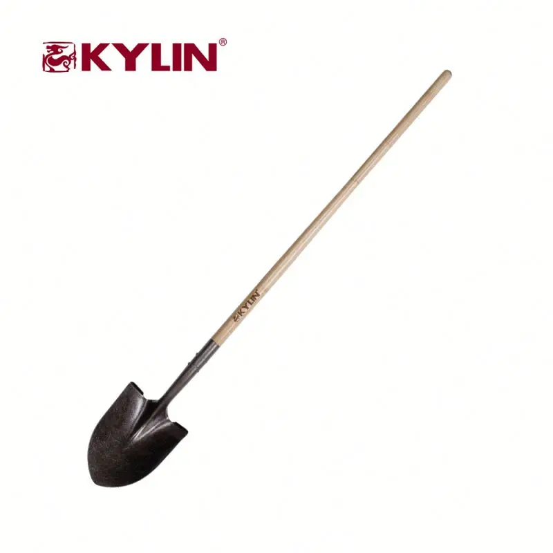 Wholesale Antislip Digging Foldable Shovel Long/Short Wooden Handle