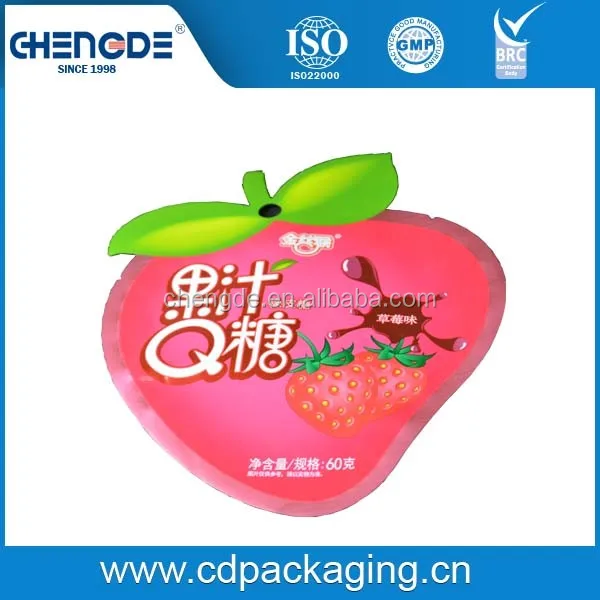 Оптовая продажа Алюминиевой Фольги Встать custom shape пластиковый мешок