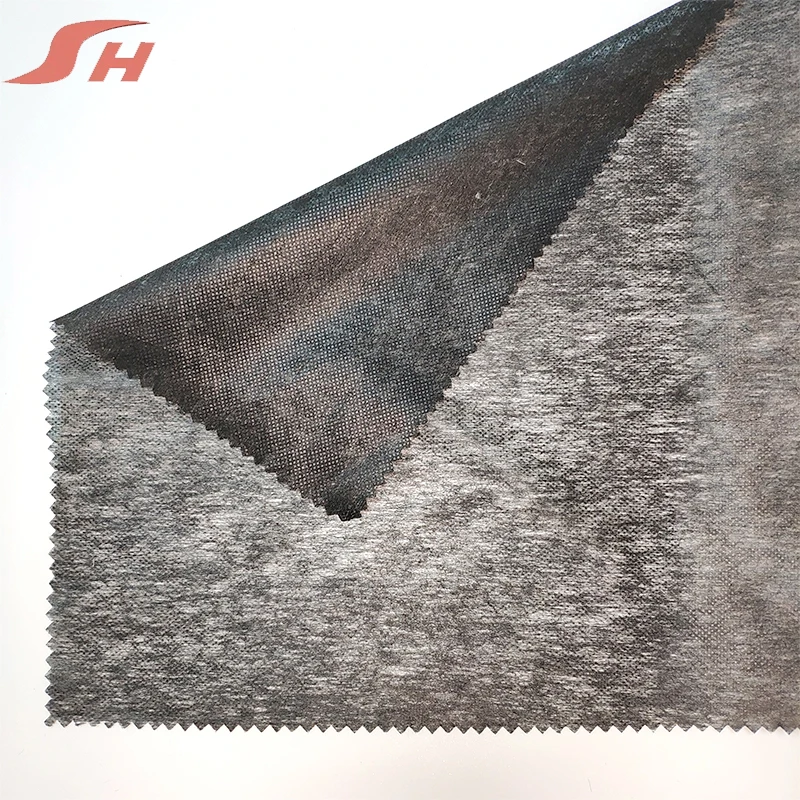 
Factory price polyester waterproof fabric fusible nonwoven interlining 