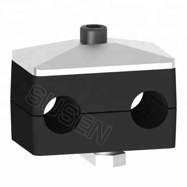 nylon square pipe/ tube clamp/25mm adjustable tube clamps