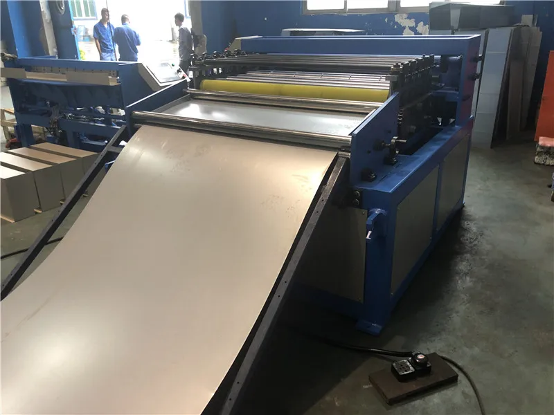 
Economic GI and SS metal steel sheet coil cut to length machine 