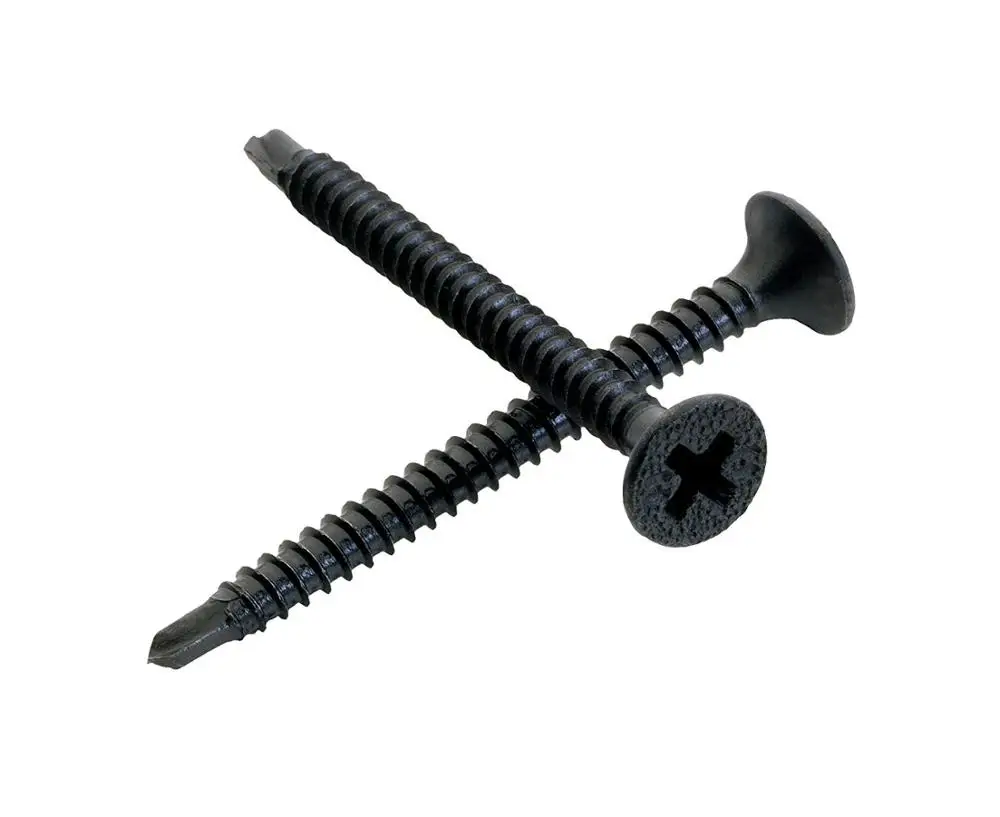 self drilling drywall screw black phosphate galvanized 3.5 x 25 6# x 1