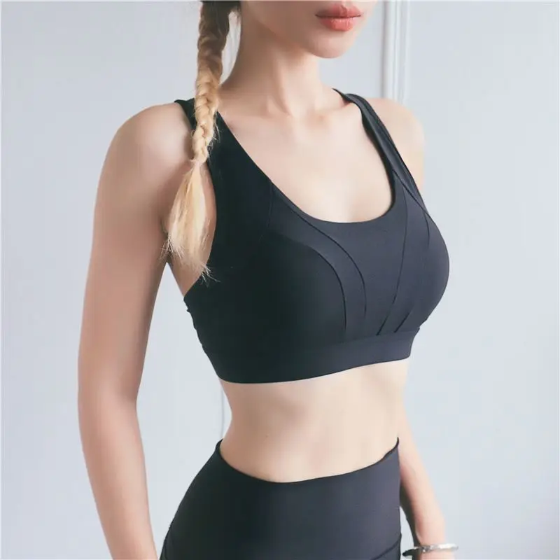 Woman Gym Yoga Sport Gather Bra Beauty Back Nursing Sports Bra