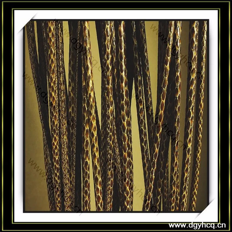 garment decorative leather lace weave bolo leather cord