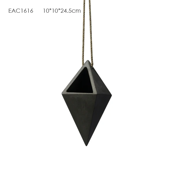 China suppliers half round white flower pot hanging wooden flower pot