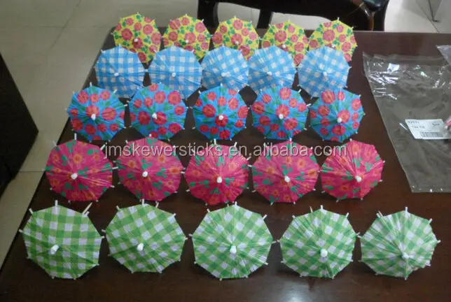 
Gifts & Crafts Handmade Mini Cocktail Umbrella Picks 