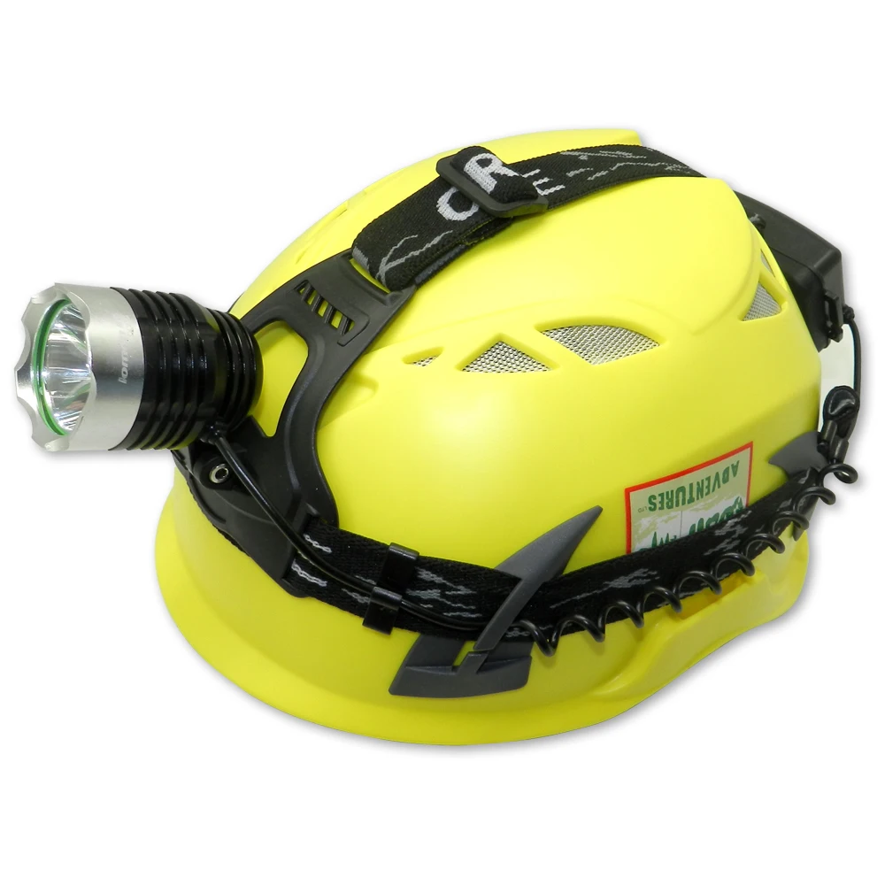 Hot selling Industrial EN397 Rescue Safety Helmet with headlamp