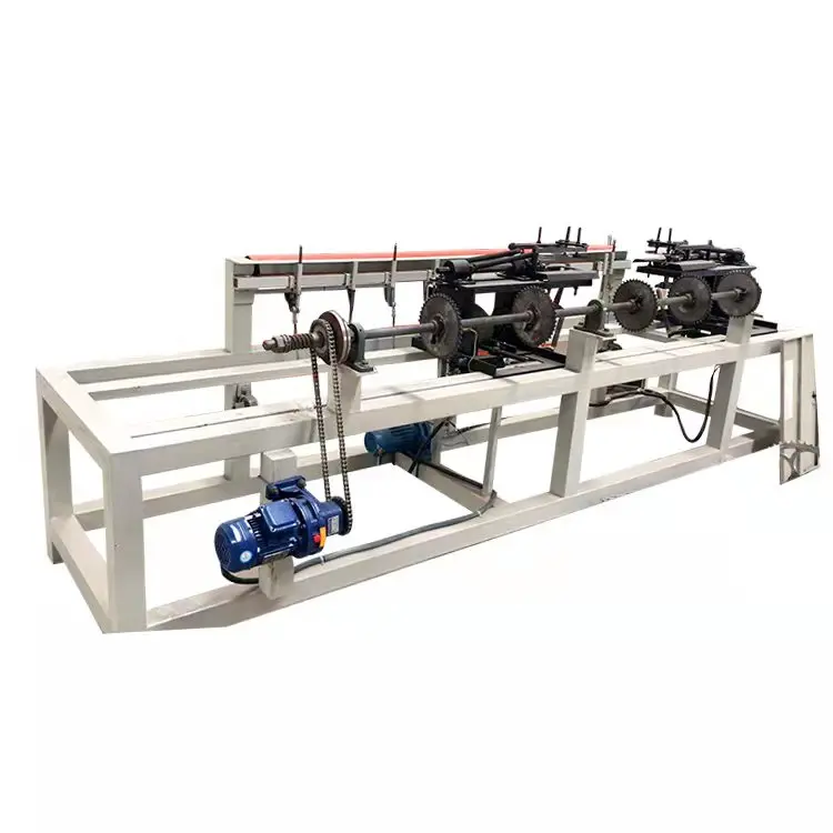 Fully Automatic Single Wire Mesh Making Chain Link Fence Machine For Sale