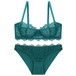 women ultra-thin inner wear sexy lace see through bra panty set bra panty set girls womens hot bra set sexy plus size