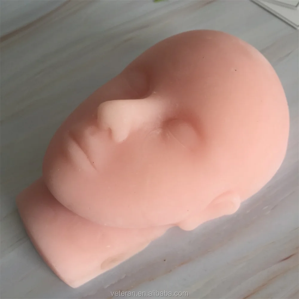 
Veteran Training Mannequin Flat Head Practice Make Up Model Cosmetology realistic silicone mannequin head 