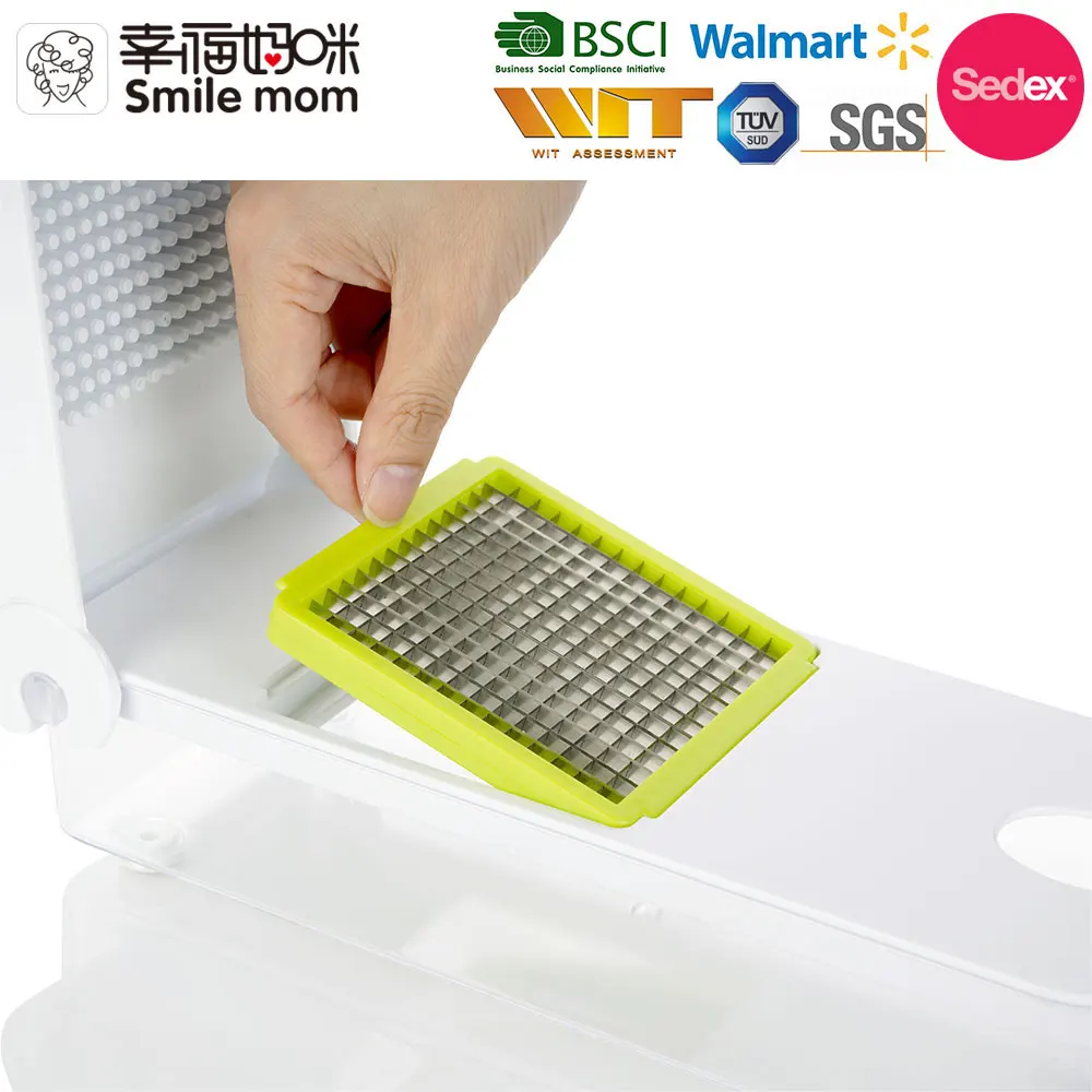 BF1282-1  Easy to use manual vegetable dicer slicer chopper