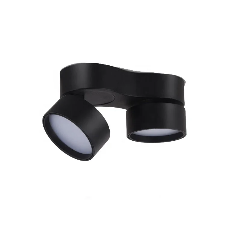 double heads 15w led  down light surface mounted cob led