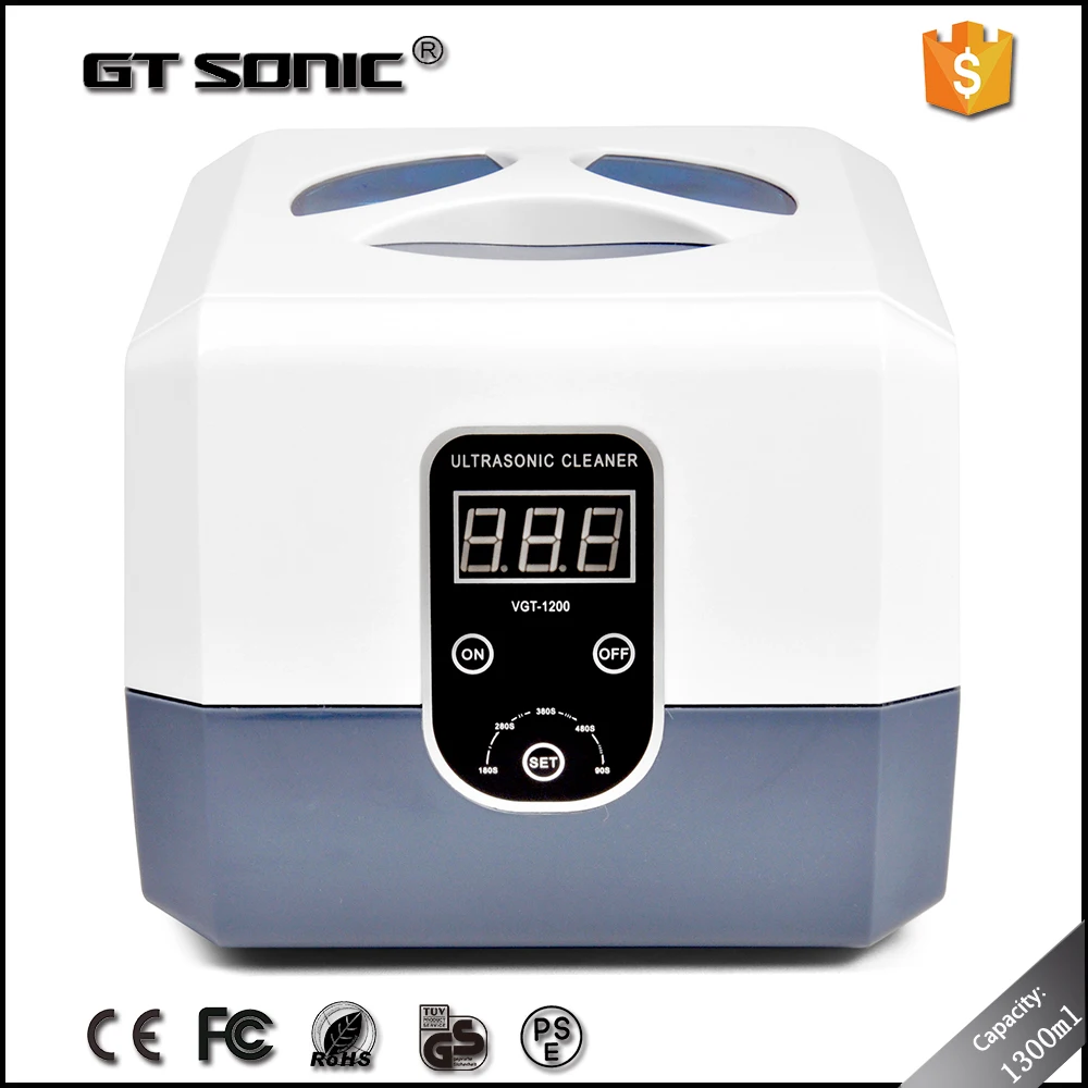 GT SONIC Home use ultrasonic cleaner VGT-1200 ultrasonic power 60W