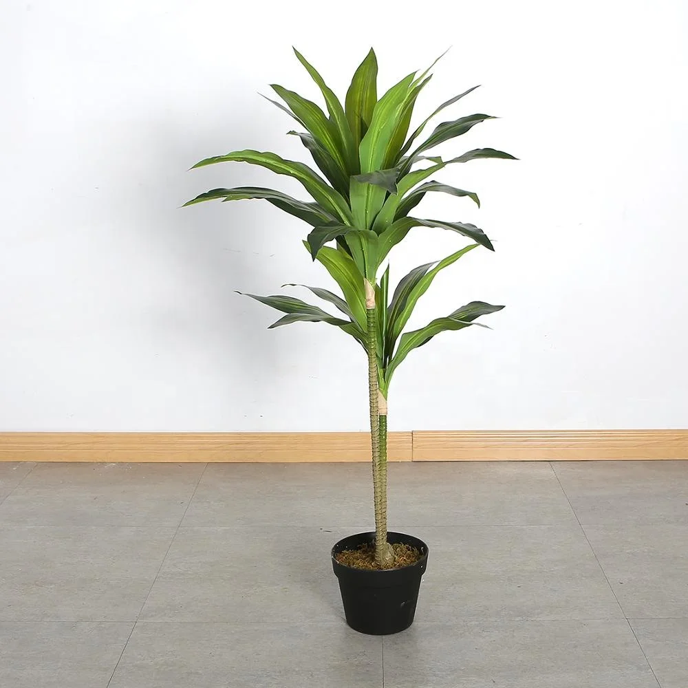 1 meter artificial Brazilian iron tree potted hotel restaurant bar home decoration green plant