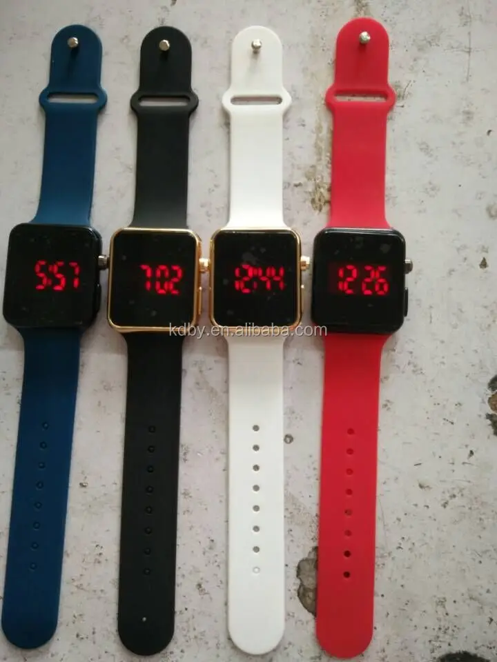 3ATM waterproof stainless steel back touch screen digital smart watch custom gold watches wholesale