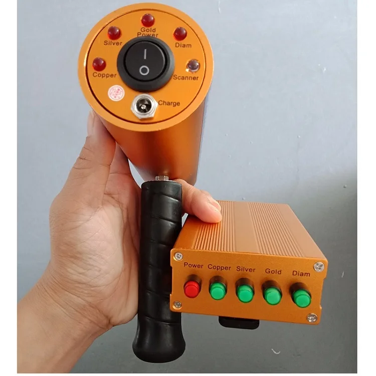 Upgrades Long Range AKS Gold Diamond Gemstone Detector Machine With Dual Antenna and 20m Depth