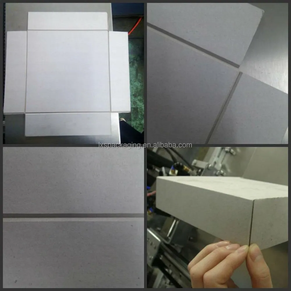 
High accuracy automatic cardboard corner pasting machine for box making 