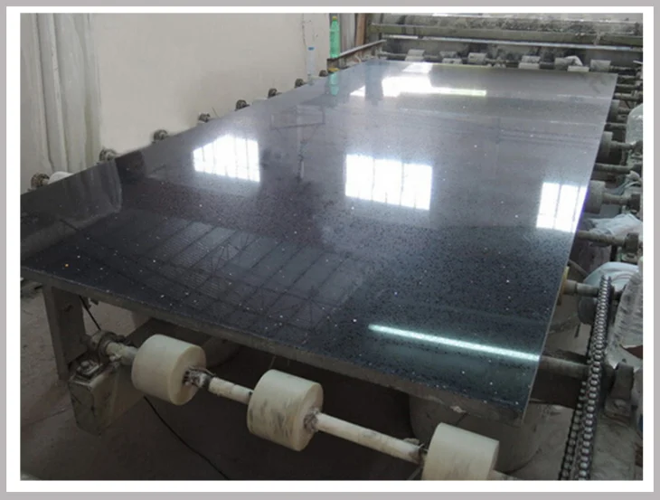 
Chinese factory supply white star quartz stone for kitchen table top 