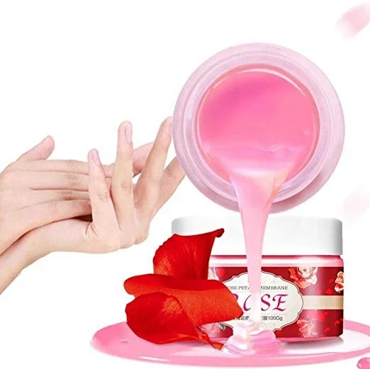 
 Отшелушивающая отбеливающая маска для рук с розовым воском для ухода за ногтями от частного бренда   (62210380815)