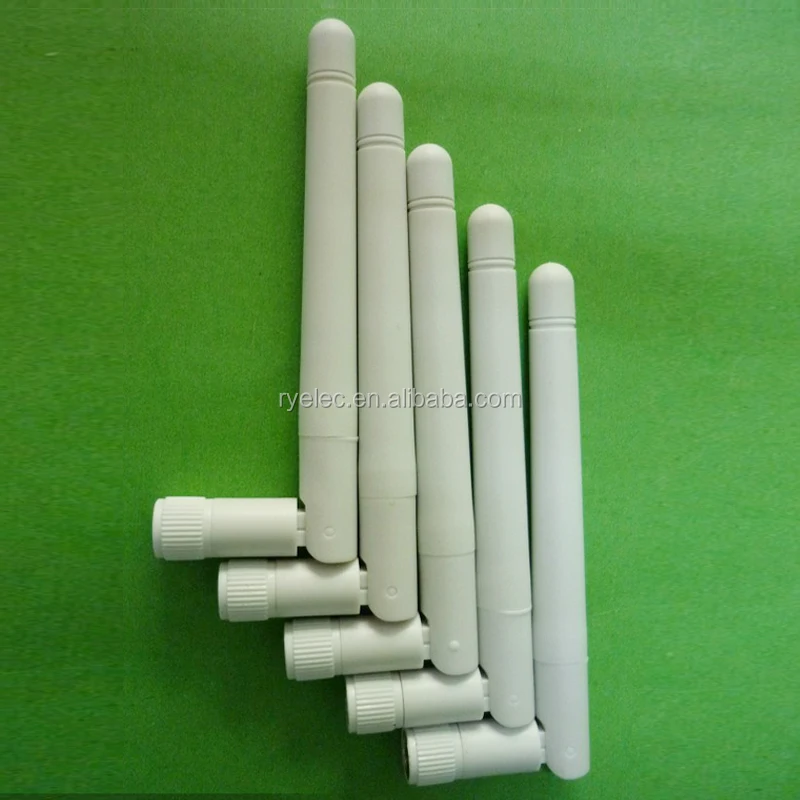 Белый 2.4 г кнут поворотный терминал антенна с SMA мужской разъем RP