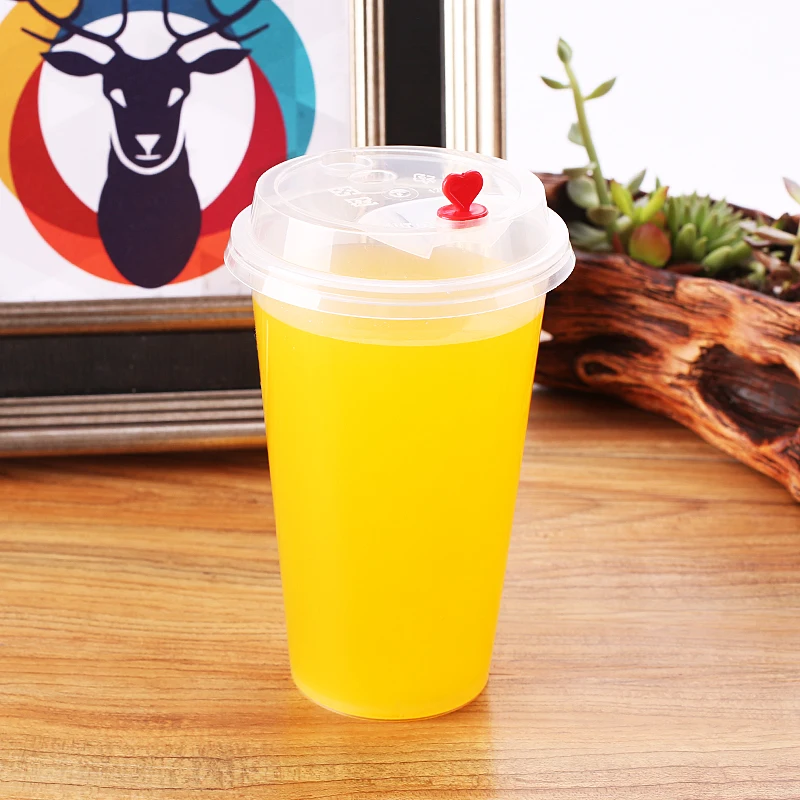 Boba Bubble Tea Cups Smoothie Milkshake Cups PP Plastic Factory Supplies Hotsale 16oz 24oz Beverage Clear Plastic Cups 200 Cc