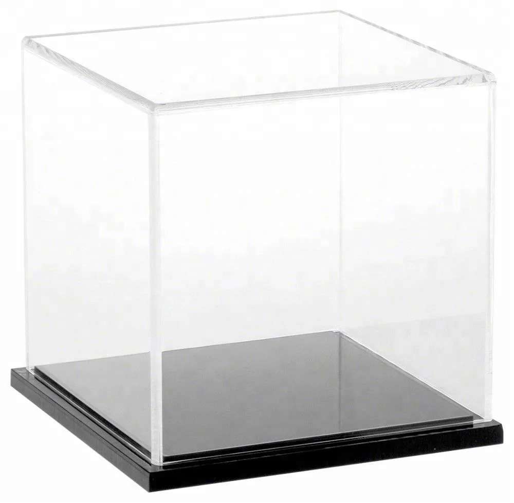 Customized large clear acrylic camera display box SW-543