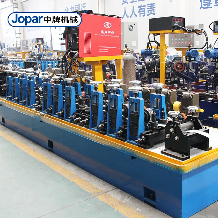 Pipe making machine production line for stainless steel shelves