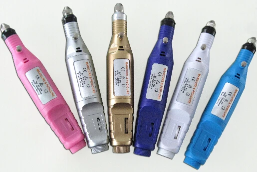 
RISESUN 2019 New Design Low Vibration EU US Plug 2.4mm 3.2mm Collet Manicure Machine strong Nail drill Pen 